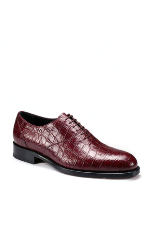 Ambrogio "Cyrus" Alligator Wholecut Oxford-AmbrogioShoes