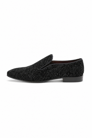 Ambrogio Glass Suede Slip-On Formal Dress Loafers (AMZ1021)-AmbrogioShoes