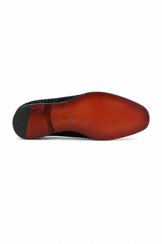 Glass Suede Slip-On Formal Dress Loafers (AMZ1021)-Dellamoda