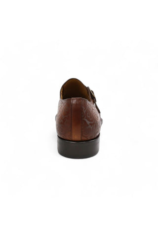 21466 Leather Single Monk Strap-Dellamoda