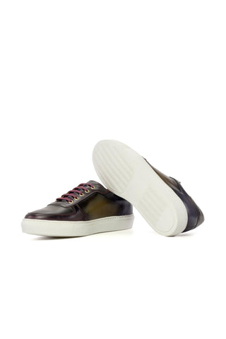 Ambrogio Luxury Multi Colors Calf-Skin Leather Trainer Sneakers (AMB2539)-AmbrogioShoes