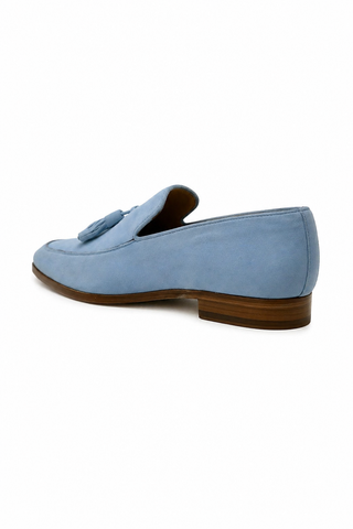 Ambrogio Suede Tassels Loafers (AMZ1002)-AmbrogioShoes