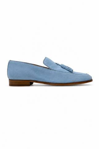 Ambrogio Suede Tassels Loafers (AMZ1002)-AmbrogioShoes