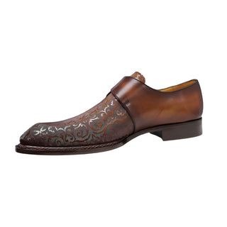 Ambrogio by Mezlan 21296 Leather Single Monk-Strap-AmbrogioShoes