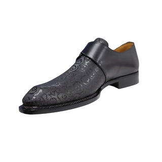 Ambrogio by Mezlan 21296 Leather Single Monk-Strap-AmbrogioShoes