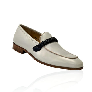 Ambrogio by Mezlan Braided Nappa Leather Loafers (AMZ1006)-AmbrogioShoes