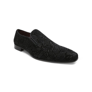 Ambrogio by Mezlan Glass Suede Leather Slip-On Formal Dress Loafers (AMZ1021)-AmbrogioShoes