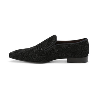 Ambrogio by Mezlan Glass Suede Leather Slip-On Formal Dress Loafers (AMZ1021)-AmbrogioShoes