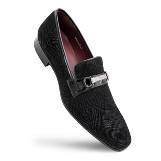 Ambrogio by Mezlan Glass Suede Slip-On Horsebit Loafers (AMZ1020)-AmbrogioShoes