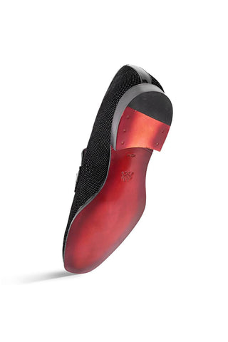 Ambrogio by Mezlan Glass Suede Slip-On Horsebit Loafers (AMZ1020)-AmbrogioShoes