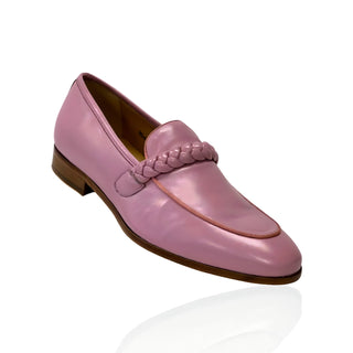 Ambrogio by Mezlan Men's Shoes Braided Nappa Leather Loafers (AMZ1006)-AmbrogioShoes