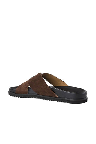 Aquatalia Bellini Suede Sandals-Dellamoda