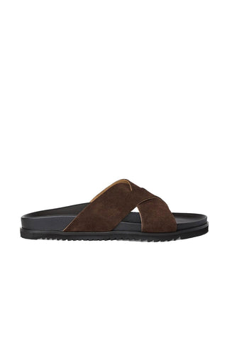Aquatalia Bellini Suede Sandals-Dellamoda