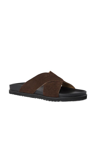 Aquatalia Bellini Suede Sandals-Dellamoda