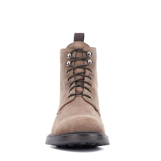 Aquatalia Bernardo Men’s Shoes Suede Lace Up Boot (AQ1007)-AmbrogioShoes