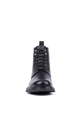 Aquatalia Bernardo Men’s Shoes Tumbled Calf-Skin Leather Lace Up Boot (AQ1006)-AmbrogioShoes