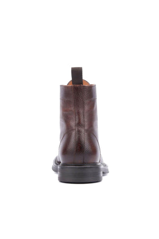Aquatalia Bernardo Tumbled Leather Lace Up Boot (AQ1006)-Dellamoda