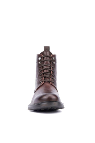 Aquatalia Bernardo Tumbled Leather Lace Up Boot (AQ1006)-Dellamoda