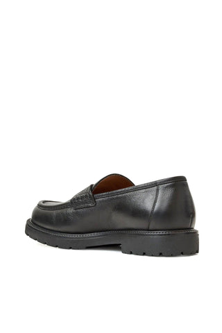 Aquatalia Blake Men’s Shoes Tumbled Calf-Skin Leather Penny Loafer (AQ1013)-AmbrogioShoes