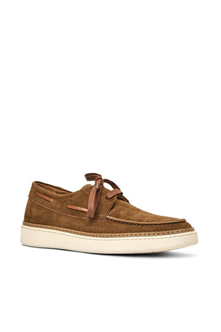 Aquatalia Bora Suede Lace-Up Loafer-Dellamoda