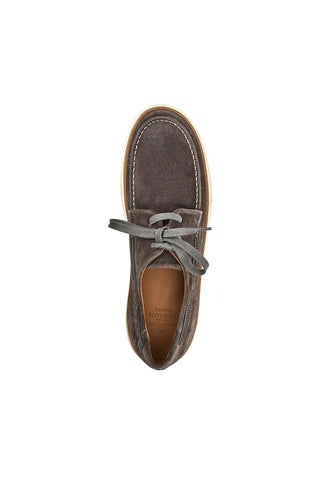 Aquatalia Bora Suede Lace-Up Loafer-Dellamoda