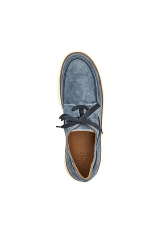 Aquatalia Bora Suede Lace-Up Loafer-Dellamoda