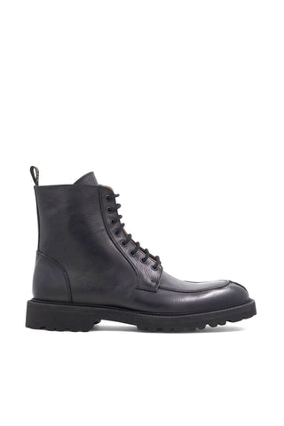Aquatalia Danny Tumbled Leather Split-Toe Lace Up Boot (AQ1005)-Dellamoda