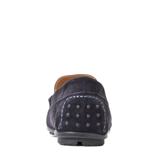 Aquatalia Enzo Men’s Shoes Suede Leather Moccasin Driver (AQ1008)-AmbrogioShoes