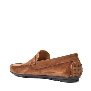 Aquatalia Enzo Suede Moccasin Driver-AmbrogioShoes