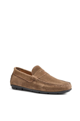 Aquatalia Enzo Suede Moccasin Driver-Dellamoda
