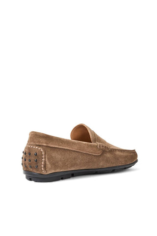Aquatalia Enzo Suede Moccasin Driver-Dellamoda