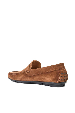 Aquatalia Enzo Suede Moccasin Driver-Dellamoda