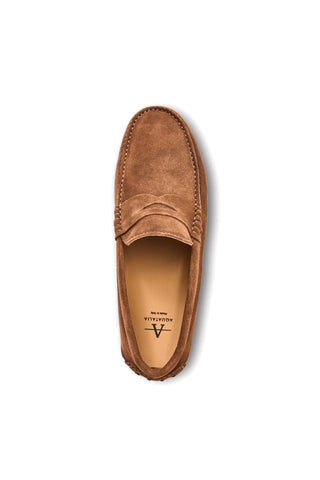 Aquatalia Enzo Suede Moccasin Driver-Dellamoda