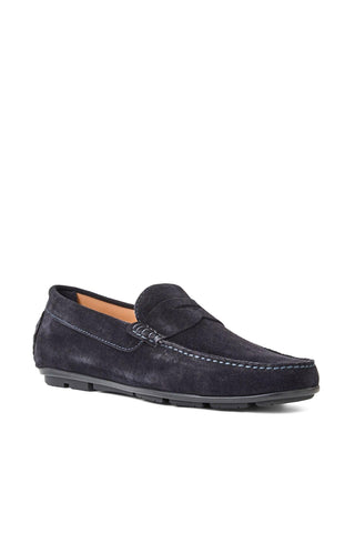 Aquatalia Enzo Suede Moccasin Driver-Dellamoda