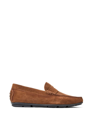 Aquatalia Enzo Suede Moccasin Driver-Dellamoda
