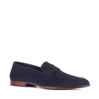 Aquatalia Jon Men’s Shoes Suede Penny Loafer (AQ1011)-AmbrogioShoes
