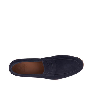 Aquatalia Jon Men’s Shoes Suede Penny Loafer (AQ1011)-AmbrogioShoes