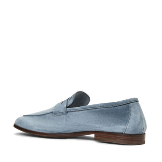 Aquatalia Jon Men’s Shoes Suede Penny Loafer (AQ1011)-AmbrogioShoes