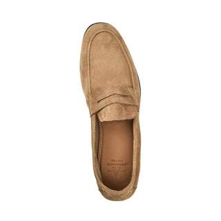 Aquatalia Jon Men’s Shoes Suede Penny Loafer (AQ1011)-AmbrogioShoes