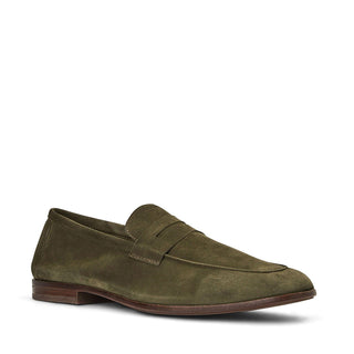Aquatalia Jon Men’s Shoes Suede Penny Loafer (AQ1011)-AmbrogioShoes