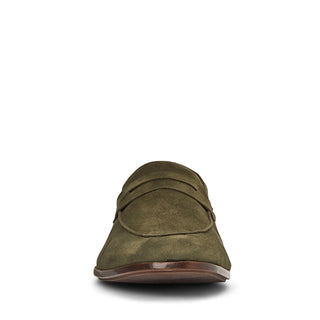 Aquatalia Jon Men’s Shoes Suede Penny Loafer (AQ1011)-AmbrogioShoes