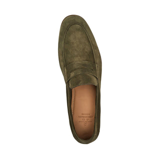 Aquatalia Jon Men’s Shoes Suede Penny Loafer (AQ1011)-AmbrogioShoes