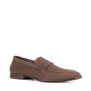 Aquatalia Jon Men’s Shoes Suede Penny Loafer (AQ1011)-AmbrogioShoes