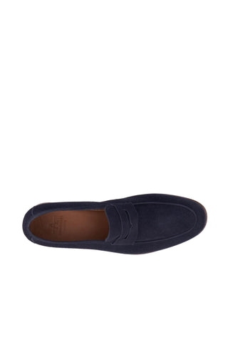 Aquatalia Jon Suede Penny Loafer-Dellamoda