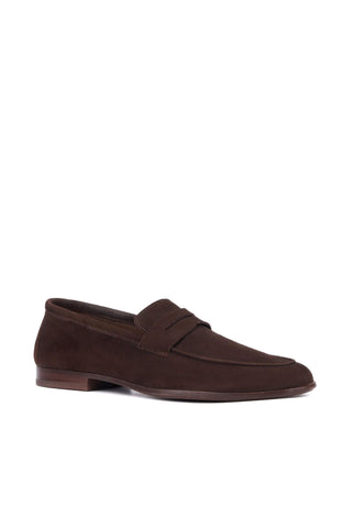 Aquatalia Jon Suede Penny Loafer-Dellamoda