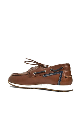 Aquatalia Lido Leather Boat Shoe-AmbrogioShoes