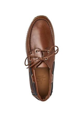 Aquatalia Lido Leather Boat Shoe-AmbrogioShoes