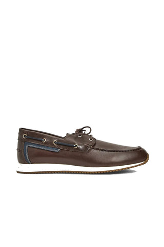Aquatalia Lido Leather Boat Shoe-AmbrogioShoes