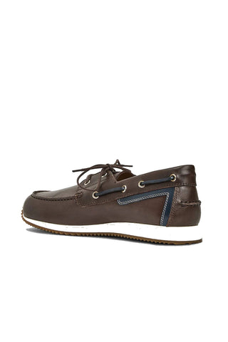 Aquatalia Lido Leather Boat Shoe-AmbrogioShoes