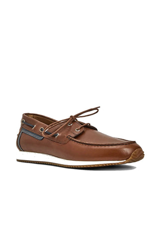 Aquatalia Lido Leather Boat Shoe-AmbrogioShoes